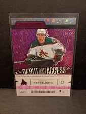 2023-24 UD Credentials - Debut Ticket Access Michael Kesselring /349 Pink Rookie