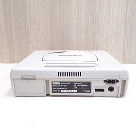 Sega Saturn Console with 2 Virtua Stick controllers & 5 games Japan White tested