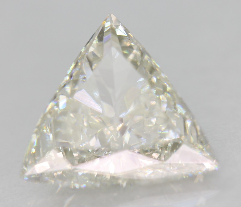 Certified 1.29 Carat G VVS2 Triangle Natural Earth Mined Diamond 8.25x8.19mm 2VG