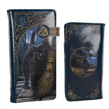 Image of A Brush with Magick Women's Wallet Standard Polyurethane Gothic, Cats, Roc...