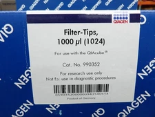 QIAGEN 990352 Filter Tips 1000 ul 1024 Tips For use with the QIAcube, SEALED BOX