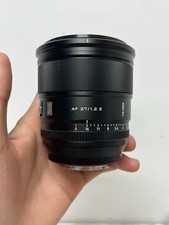 Used Viltrox 27mm f1.2 Sony E Mount Mirrorless Camera Lens Front Rear Caps