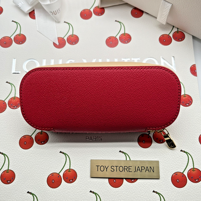 LOUIS VUITTON x Takashi Murakami GI1332 Sunglasses pouch Cherry