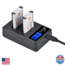 Sony NP-BX1 Battery 1600mAh & LCD Charger Cyber-Shot DSC-RX100 HDR-AS15 HX80