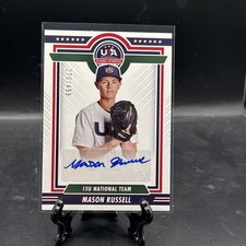2022 Stars & Stripes  Mason Russell USA Signatures Auto Autograph #270/499