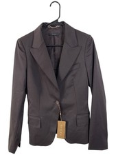 Women's Gucci Store Employee Uniform Coat Blazer Jacket Dark Brown New - Size 40