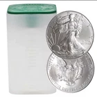 US MINT ROLL 20 2012 - 1 OZ. AMERICAN SILVER EAGLE ROLL DOLLARS UNCIRCULATED