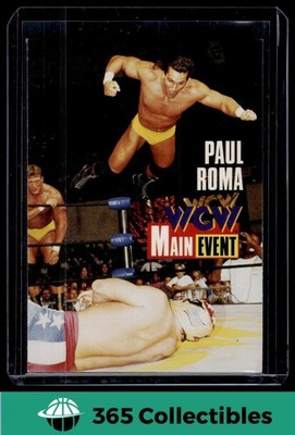 1995 Cardz WCW Main Event Paul Roma - Cardz Wrestling