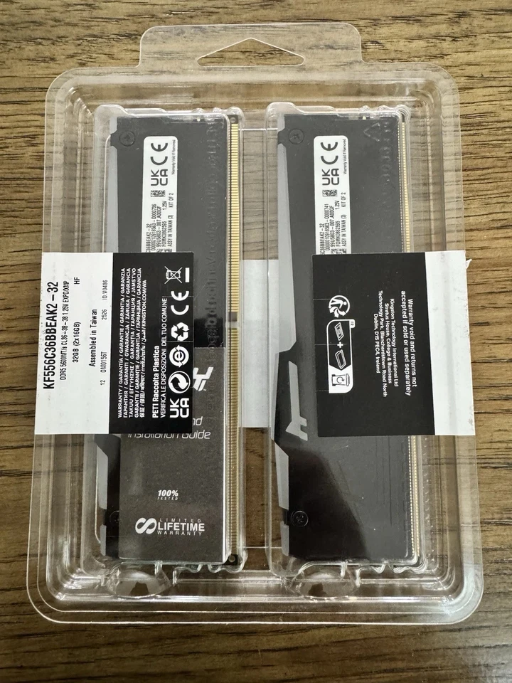 Kingston - FURY Beast RGB 32GB DDR5 5600 RAM (2x16GB) Foto 2 de 2