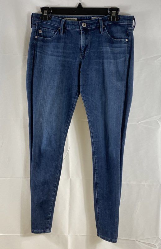 AG Adriano Goldschmied Women's Blue The Legging Ankle Skinny Jeans Sz 28R