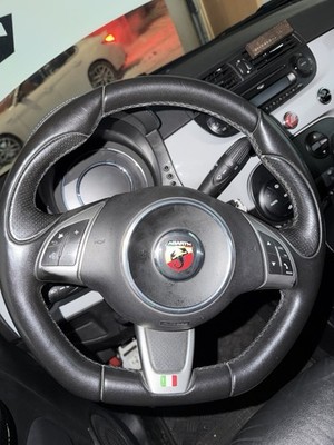 Abarth Lenkrad 500 595 Schwarz Leder mit Multifunktion