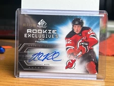 2010-11 SP Game Used Edition Rookie Exclusives /100 Nick Palmieri #RE-PA Auto RC