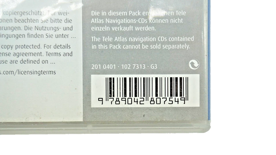 Navigation CD-ROM Blaupunkt, Major Roads of Western Europe DX 2009/2010 - Bild 4 von 4