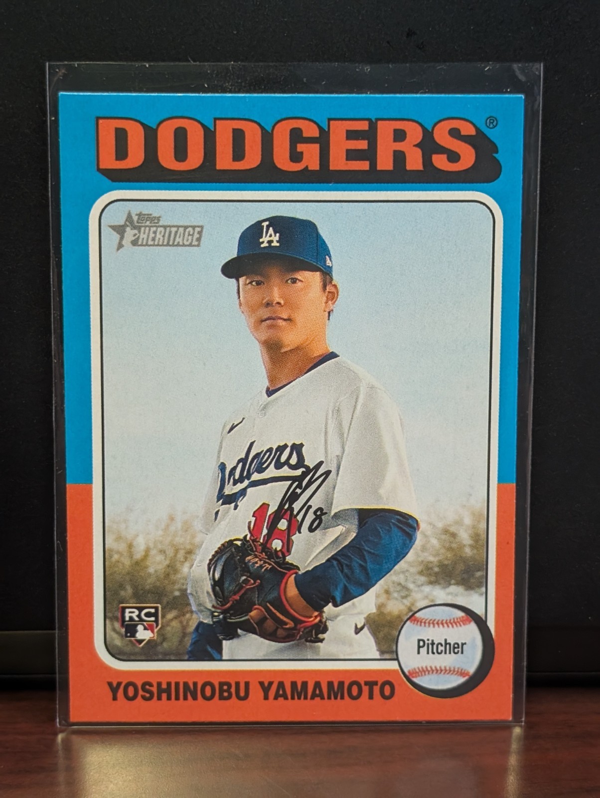 2024 Topps Heritage High Number - Yoshinobu Yamamoto #553 (RC) - Dodgers