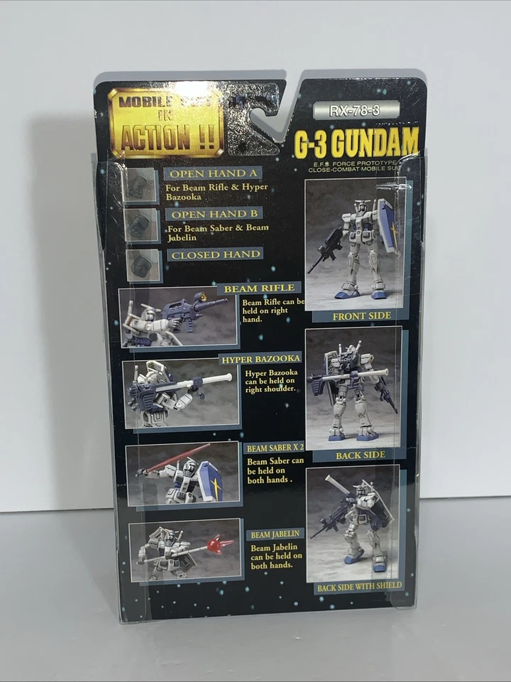Boneco de ação RX-78-3 G-3 Gundam Mobile Suit Gundam MSIA MIA RX78 G3 versão 1 - Imagem 3 de 4