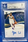 2019-20 Immaculate Collection Zion Williamson Initiation Ink Gold /10 BGS 9 Mint
