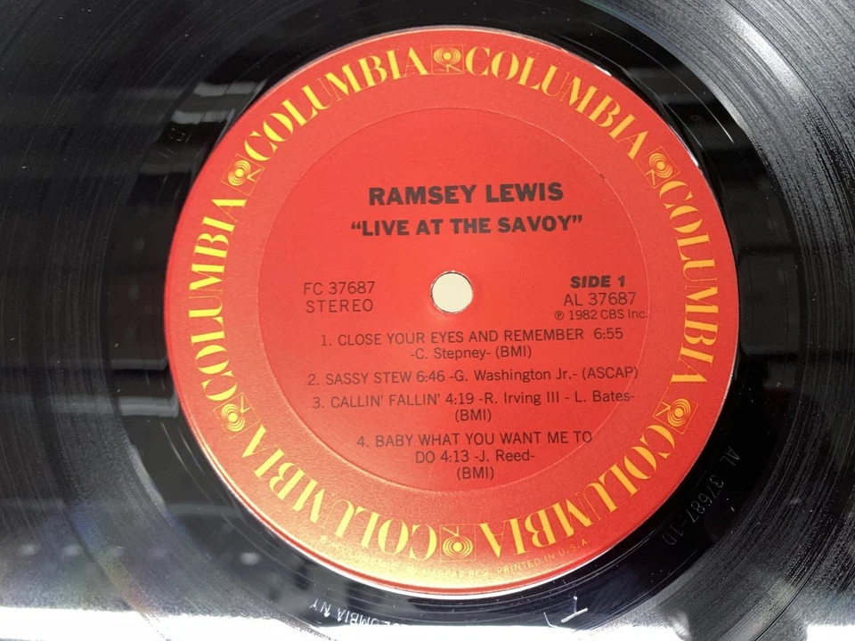 Ramsey Lewis Live At The Savoy US LP [55786ER] - Image 2 of 2
