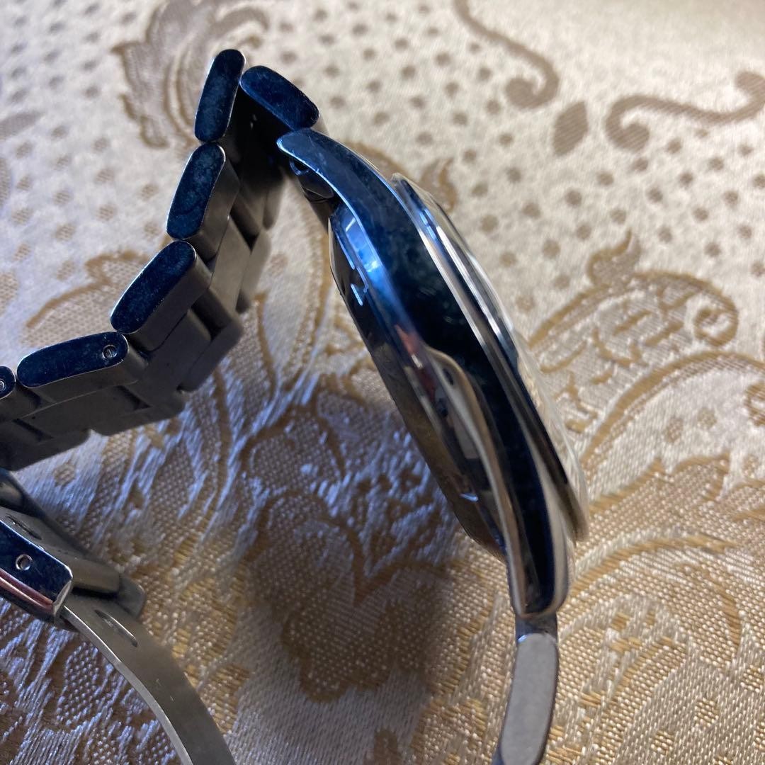 Orient Automatic Chronograph ET07 Black Dial Used… - image 6