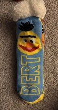 Sesame Street Bert  Ernie Anti-Skid Sherpa Ankle Socks Unisex Kids- 1 Pair
