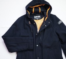 Schott NYC Army Type U Wool Parka uomo giacca cappotto con cappuccio taglia...