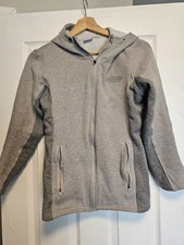 Muscletech Research & Development Gray Men's Hoodie Jacket Medium 