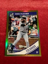 2018 Donruss Variations #104 Press Proof Gold 24/99 Charlie Blackmon - Colorado