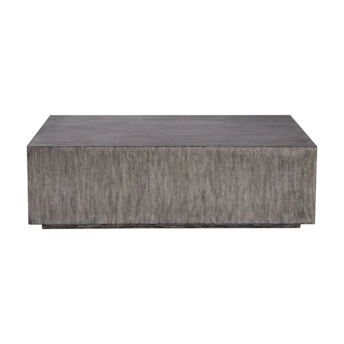 Uttermost 25443 Kareem 53"W Java Wood Coffee Table - Warm Metallic Gray - Picture 1 of 5