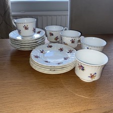 Mayfair Fine Bone China 5 Cups, 6 Saucers And 5 Plates All In Excellent Cond
