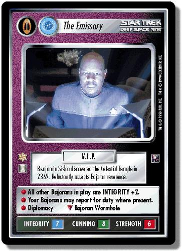 The Emissary - The Emissary/Traveler - Star Trek CCG 1E - Imagen 1 de 6