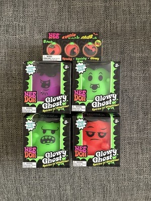 4er Set Glowy Ghost Needohs und 3er Pack Teenie Jack Glow Laternen - Neu in OVP