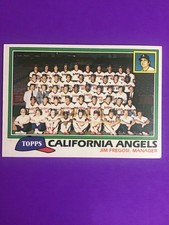 1981 TOPPS BASEBALL  CARD # 663 California Angels Team Check List