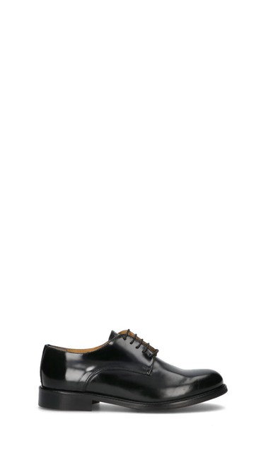 Antico Mastro Stringata Uomo Nero Pelle Naturale AM-EC010-ABR-NER-A081334