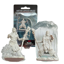 Water Genasi Male Druid - D&D Nolzur's Marvelous 1.5 inch Mini-Figure 2-Pack