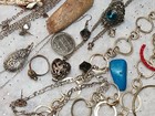 Random Junk Drawer Lot Junk Jewelry Lot Random Jewelry Costume Jewelry #1 — photo 4