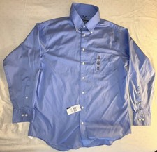 Medium Kenneth Cole Reaction Men shirt blue 16-16 1/2 /34-35 DL58