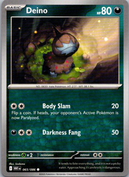 Deino Common SV: White Flare 065/086 NM