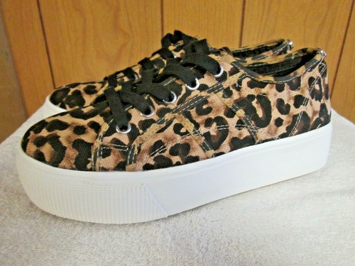 steve madden leopard platform sneakers