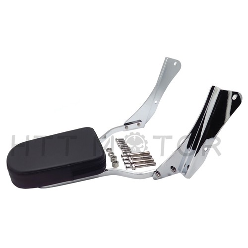 Chrome Skull Backrest Sissy Bar For 2001-2006 Honda Shadow Spirit 750/VT750 - Picture 4 of 9