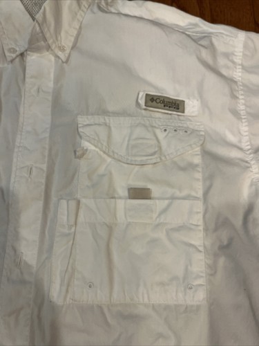 Columbia Sailfish PFG Shirt 44” Chest Sport Fishing Shirt 100% Cotton - Picture 4 of 14
