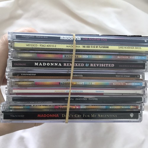 Madonna CD Singles Bulk x12 90s 00s Pop Music Australian Editions Bonus Tracks - Picture 24 of 24
