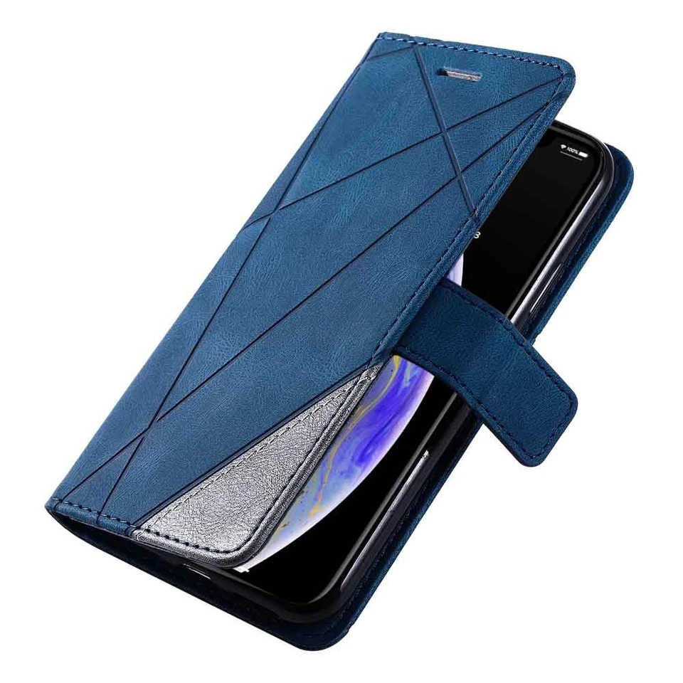 For iPhone 15 14 13 12 11 XR SE 8 7 6s Plus Flip Wallet Leather Phone Case Cover - Image 4 of 4