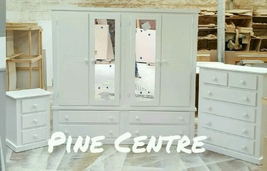 HANDMADE BERKSHIRE WHITE 3 PIECE BEDROOM SET NOT FLAT PACK