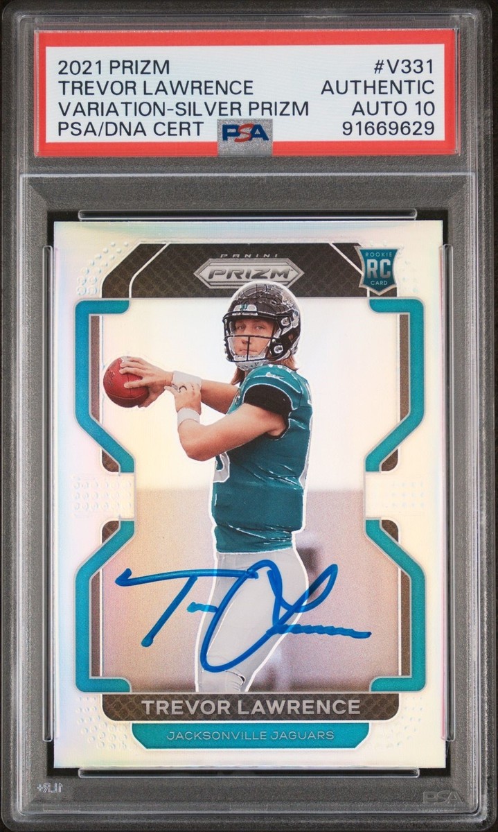 Trevor Lawrence Auto Signed 2021 Panini Prizm Silver Rookie
