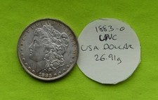 1883 O Silver USA American Morgan DOLLAR (UNC / MS 60) 26.91g Combine postage