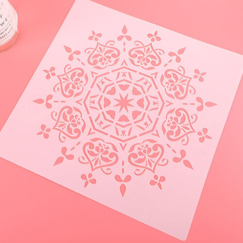 30cm Diy Craft Mandala Mold For Painting Stencils Stamped Paper Card Templ-PX St - Imagen 1 de 14