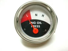 Replacement Oil Gauge made to replace John Deere 45 PSI Red White