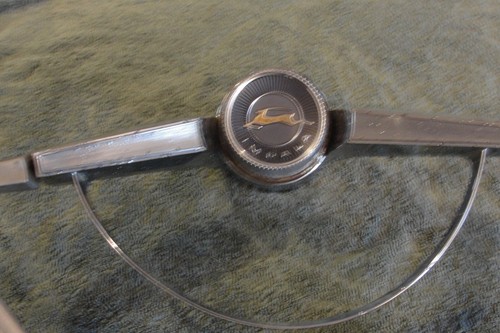 1965-1966 Chevy Impala Steering Wheel with Horn Ring and Horn Button - Picture 2 of 14