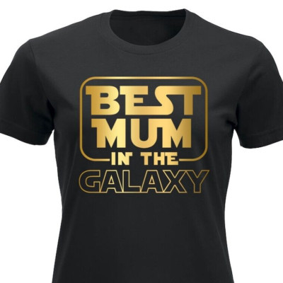 Beste Mama in der GALAXY GOLDEN Edition T-Shirt Geschenk zum Muttertag Geburtstag Weihnachten