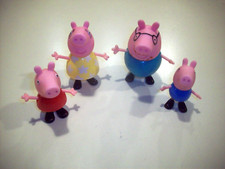 Peppa Pig Figures  Family of 4 with Peppa  George  Mummy  Daddy