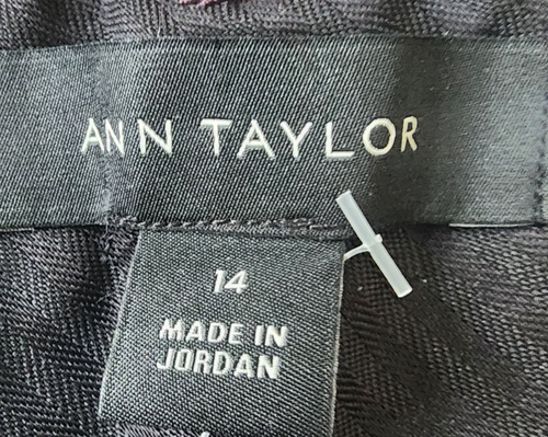 New Evan-Picone/Ann Taylor Mismatch Women's Gray/Brown 2Pc Pant Suit- Size 14 - Picture 4 of 9